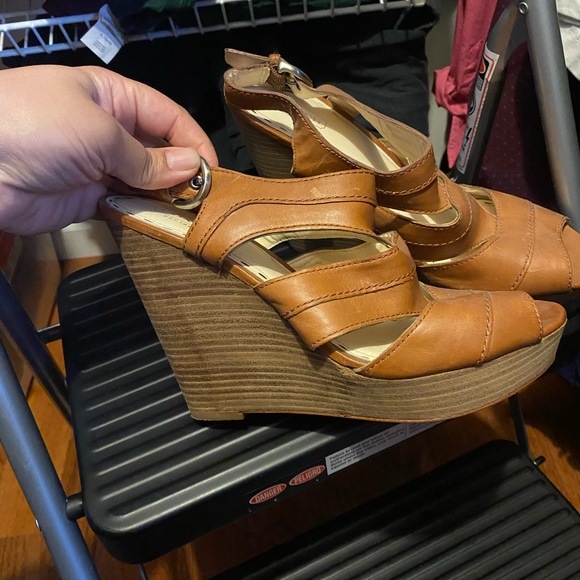 Leather Coach wedges - Picture 2 of 4